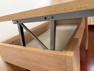 Mesa de centro elevable madera