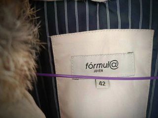 Anorak Fórmula Joven Beige con Capucha