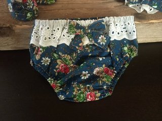 Conjunto bebé floral 6/9 meses