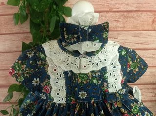 Conjunto bebé floral 6/9 meses