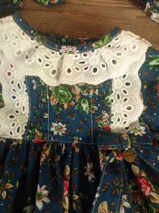 Conjunto bebé floral 6/9 meses