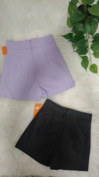 Falda pantalón estilo cuero nuevo con etiqueta