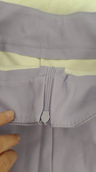 Falda pantalón estilo cuero nuevo con etiqueta