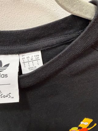 Adidas x The Simpsons Camiseta Negra Amarilla Tall