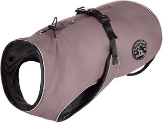Hunter Abrigo para Perro Uppsala. Talla 35. Color Rosa Viejo, diseño 2 en 1 con Forro Interior extra