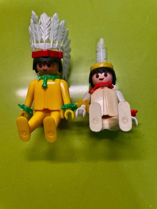 Playmobil indios letra b, 1976 amarillo pastel 1g
