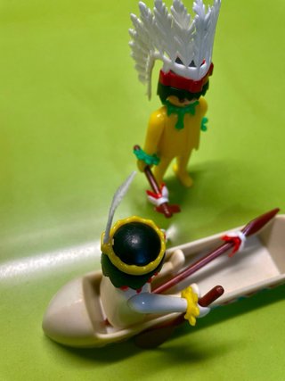 Playmobil indios letra b, 1976 amarillo pastel 1g