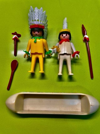 Playmobil indios letra b, 1976 amarillo pastel 1g