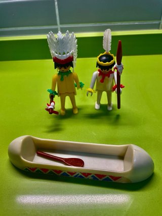Playmobil indios letra b, 1976 amarillo pastel 1g