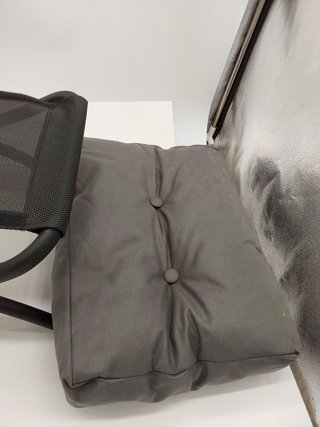 IBUYKE 11,8” H Poggiapiedi Pieghevole Rettangolare, Poggiapiedi Accento Pouf per Poltrona