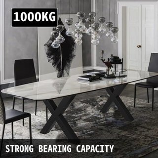 Piernas de Mesa de Metal 28.4 x 29.9 Pulgadas Piernas de Mesa Negras Piernas de Mesa de Acero Premium con Estilo de Marco en X Piernas de Banco de Acero Piernas de Muebles Estilo Campestre Perfect...