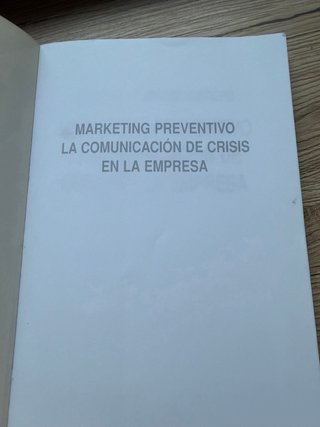 LIBRO “La comunicación de crisis en la empresa”