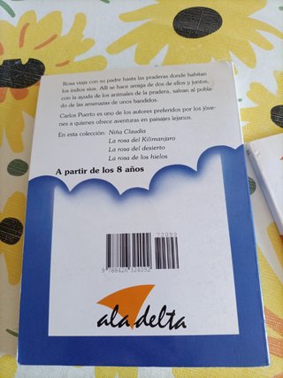 Libros La rosa de la pradera y El libro de Anisia