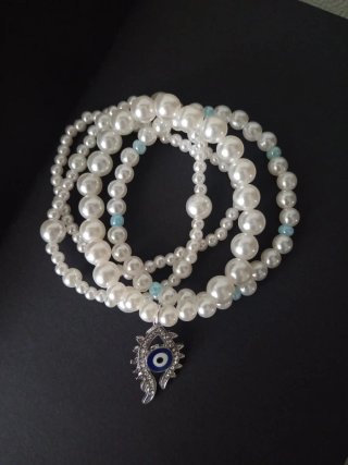 Pulseras de perlas