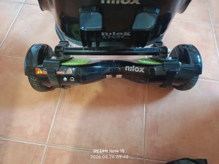 Hoverboard con silla nilox color negro y verde