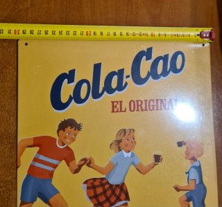 Cartel de chapa COLA-CAO