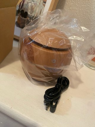 Humidificador redondo madera