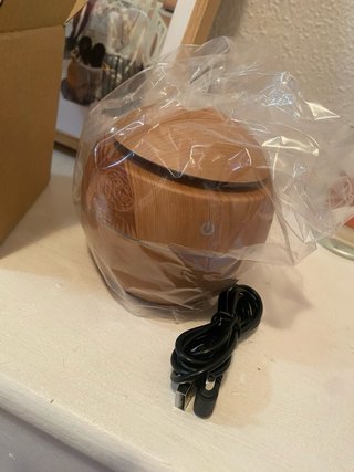Humidificador redondo madera
