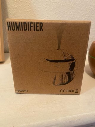 Humidificador redondo madera