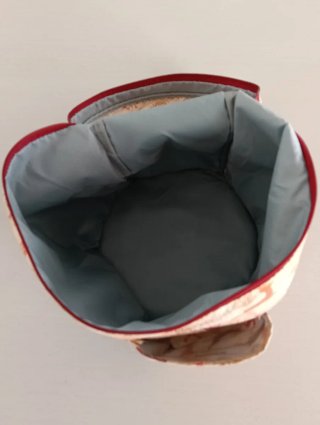 Bolsa de tela con estampado de ciervos