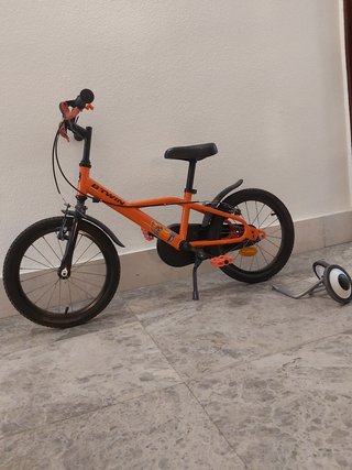 Bicicleta infantil BTWIN naranja 16''