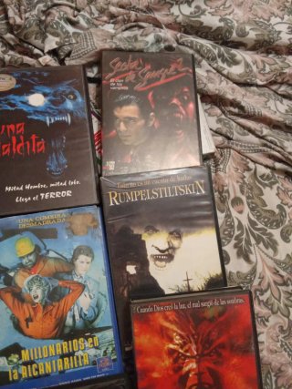 Lote 4 PelículavhsTerror/Ciencia Ficción