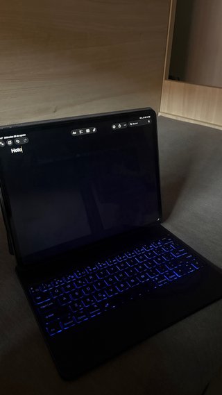 Funda iPad 12.9 con teclado retroiluminado
