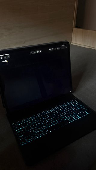 Funda iPad 12.9 con teclado retroiluminado