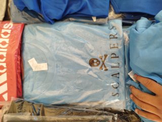 Camisetas Scalpers Azul Talla M