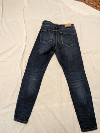 Jeans Stradivarius skinny vita alta blu