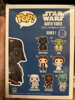 Funko Pop Star Wars Darth Vader #01
