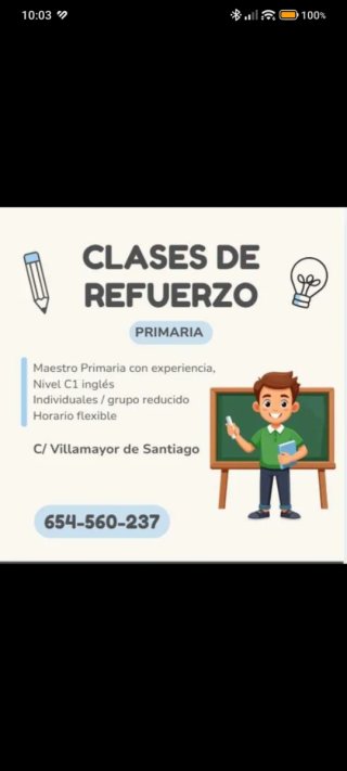 Clases particulares Ed. Primaria, C1 Inglés