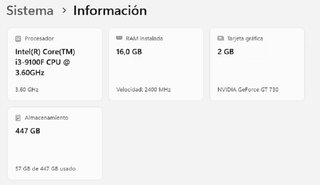 PC Torre I3-9100F/16/480/GF730-2G