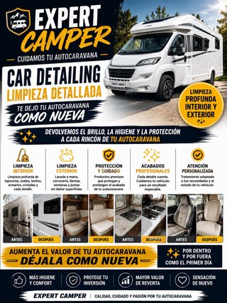 CAR DETAILING AUTOCARAVANAS. Limpieza y arreglos
