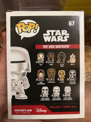 Funko Pop Star Wars First Order Snowtrooper #67