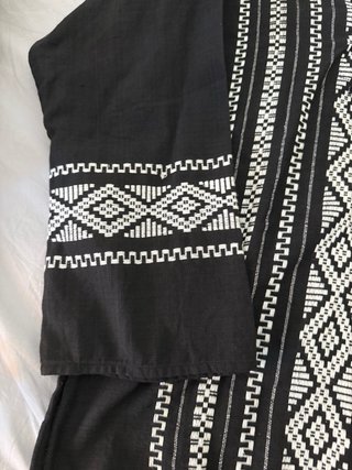 Casaca Negra Talla S Bordada