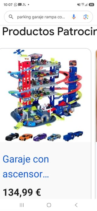 Garaje Parking Coches Niños Majorette
