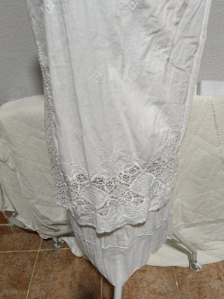 Vestido blanco tejido verano