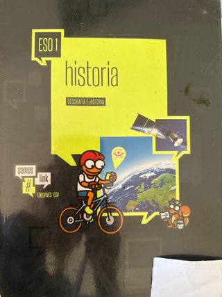 Libro de texto: Historia 1ºESO. Edelvives