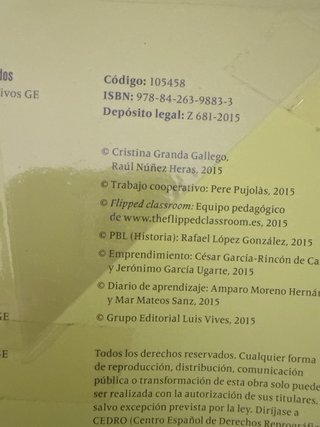Libro de texto: Historia 1ºESO. Edelvives