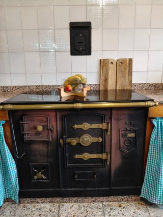 Cocina antigua hierro fundido Hergóm