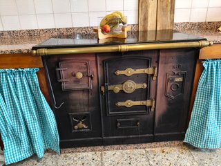 Cocina antigua hierro fundido Hergóm