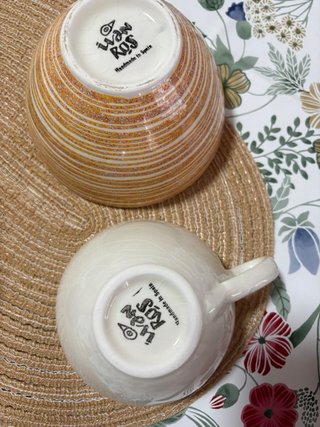 Taza y bolw cerámica Iván Ros