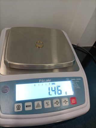 Anillo Solitario Oro 18k - 1,46gr