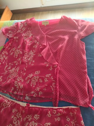 Conjunto falda y blusa talla 54/56