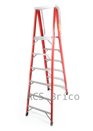 Escalera Fibra Tijera 2x6 - 1,71 Metros - 10402 - Mader