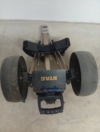 Carro de golf plegable
