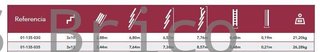 Escalera Aluminio 3x12 CUERDA - 3,44+3,44+3,44 M - 80x25mm