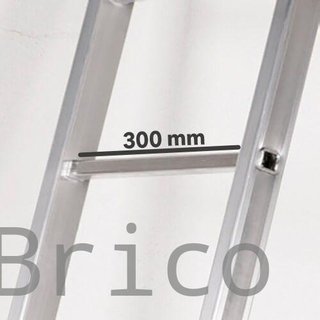 Escalera Telescópica Aluminio 4+4 Peldaños Teleflex