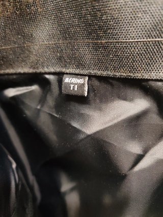 Chaqueta Piel Moto Mujer Marrón. Talla 125